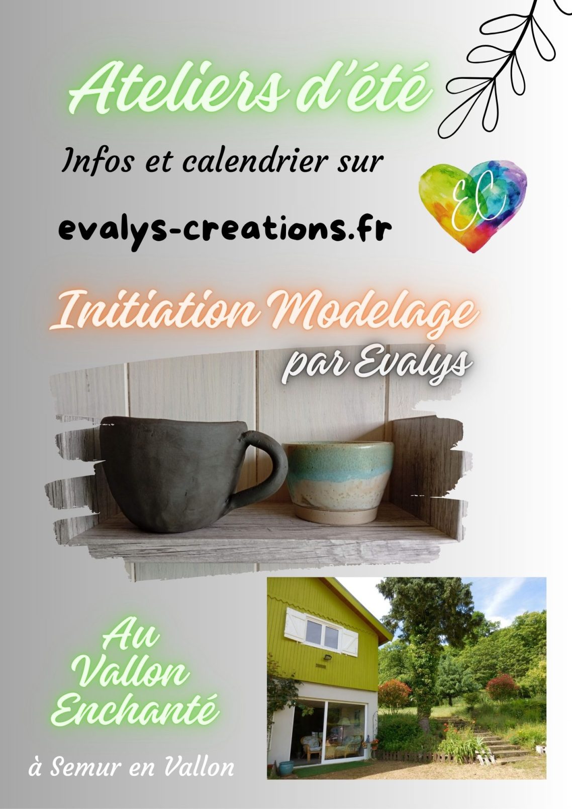 Affiche Ateliers d'été
