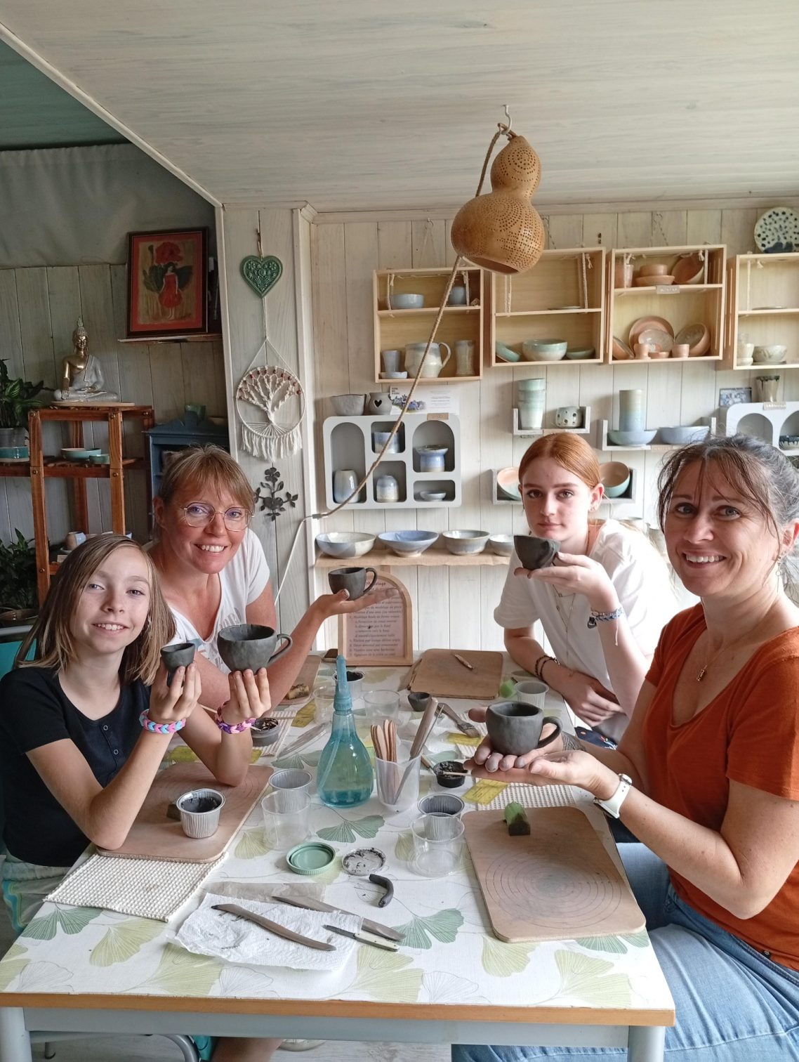 5 juillet 2025 : Léa, Aurore, Camille et Nathalie